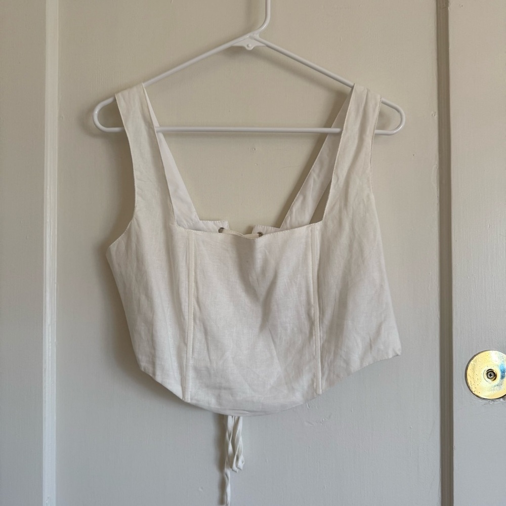 Fashion Nova White Crop Top